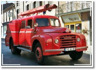 Camion des pompiers